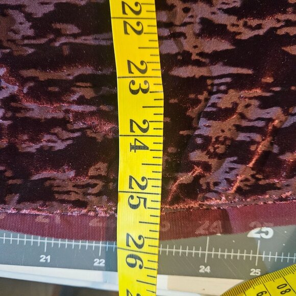 Worthington Women’s Top size 0X Velvetcore Y2Kcore Festivalcore Glamcore - Picture 10 of 12